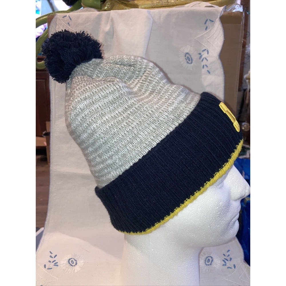 Adult 47 Brand University of Michigan Pom Pom Cuffed Hat‎ - Picture 5 of 8